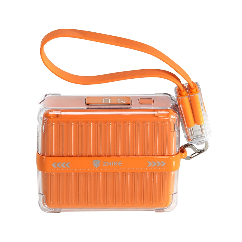 Mini Power Bank 20000mAh Carregador Portátil Carregamento Rápido 66W Com Tipo C Cabo Display Digital