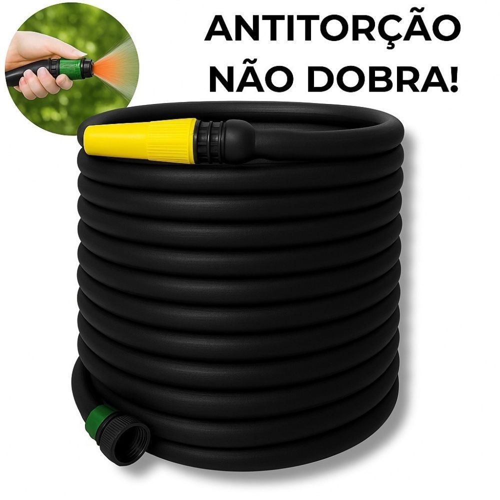 Mangueira de Jardim Anti-Torção e Anti-Dobras - 50 Metros
