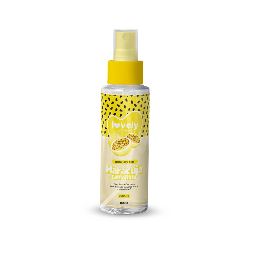 Body Splash de Fruta Lovely  Face Beautiful 100ml