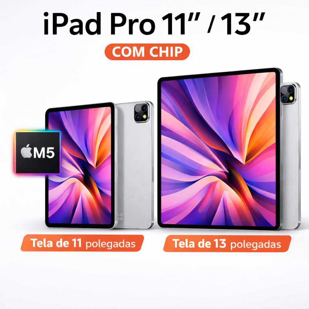 Apple iPad Pro M5 de 11 ou 13 polegadas Wi-Fi, 256 GB