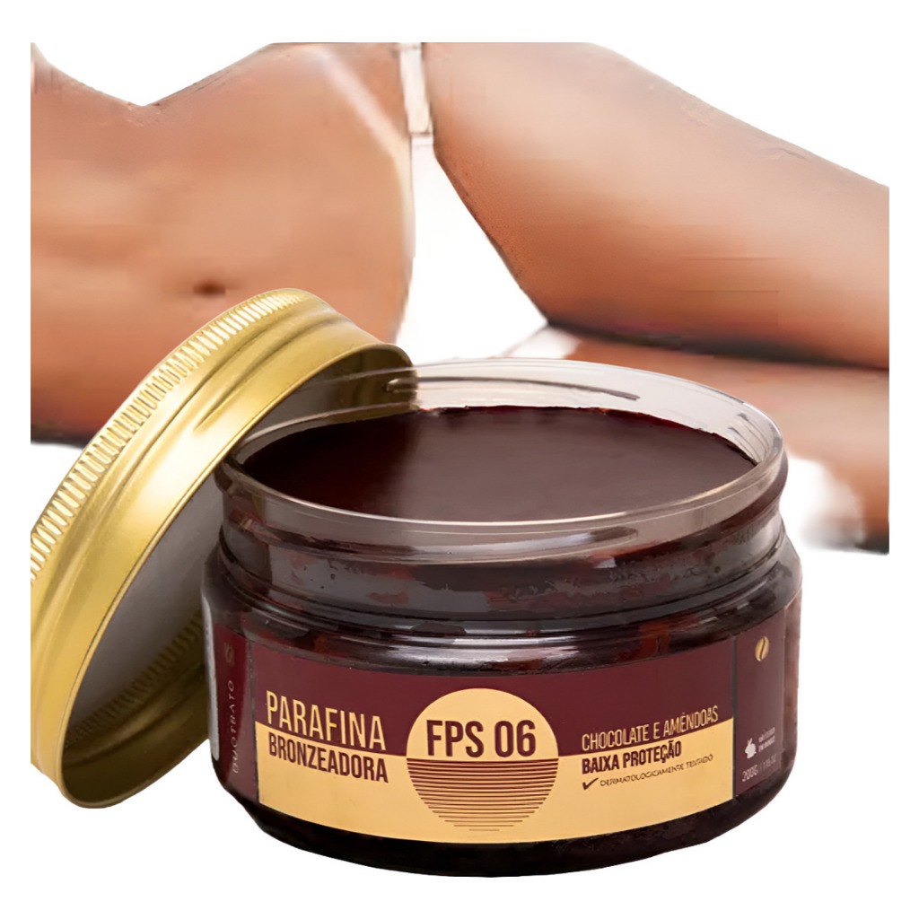 Acelerador De Bronzeamento Parafina Bronzeado Chocolate 100g
