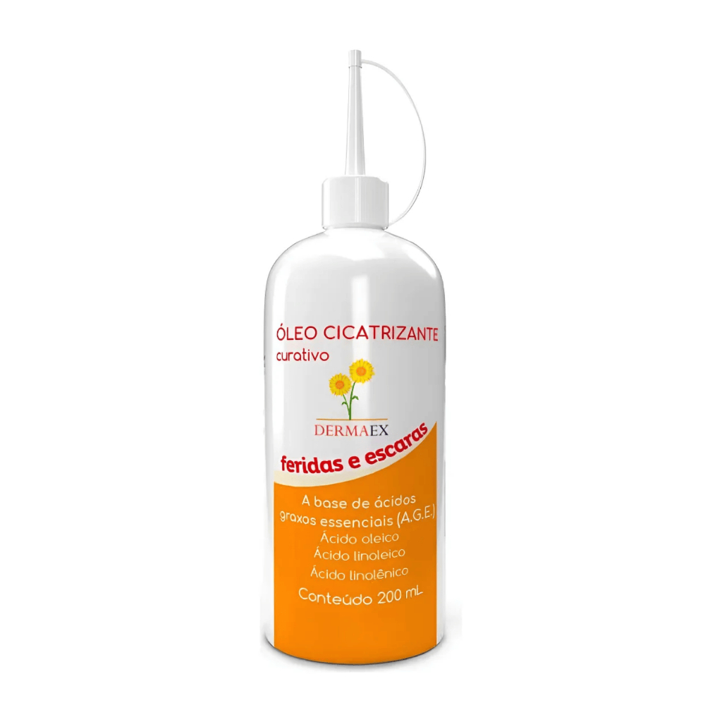 Dermaex Óleo de Girassol Cicatrizante 200ml – Hidratação e Reparação da Pele