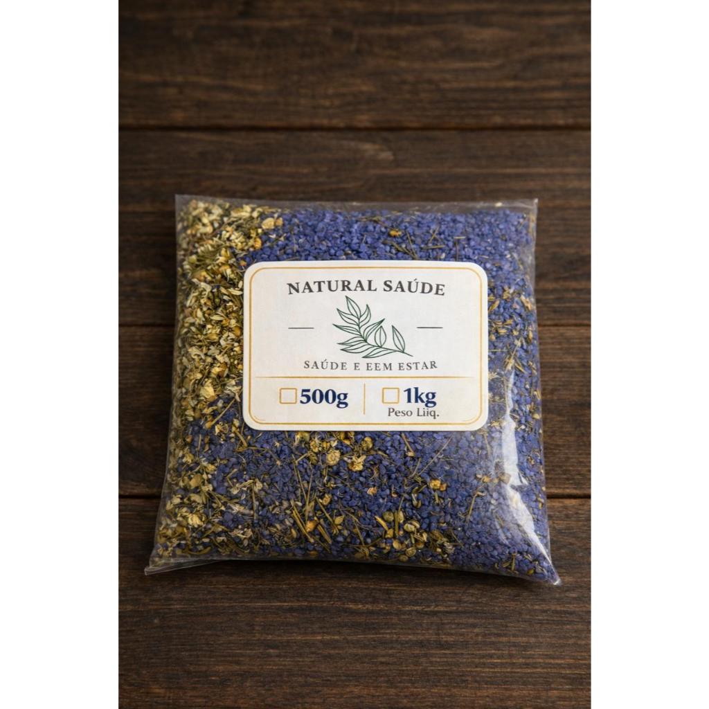 Escalda Pés 1kg Lavanda C/ Camomila + Ervas Lembrancinhas Relaxante