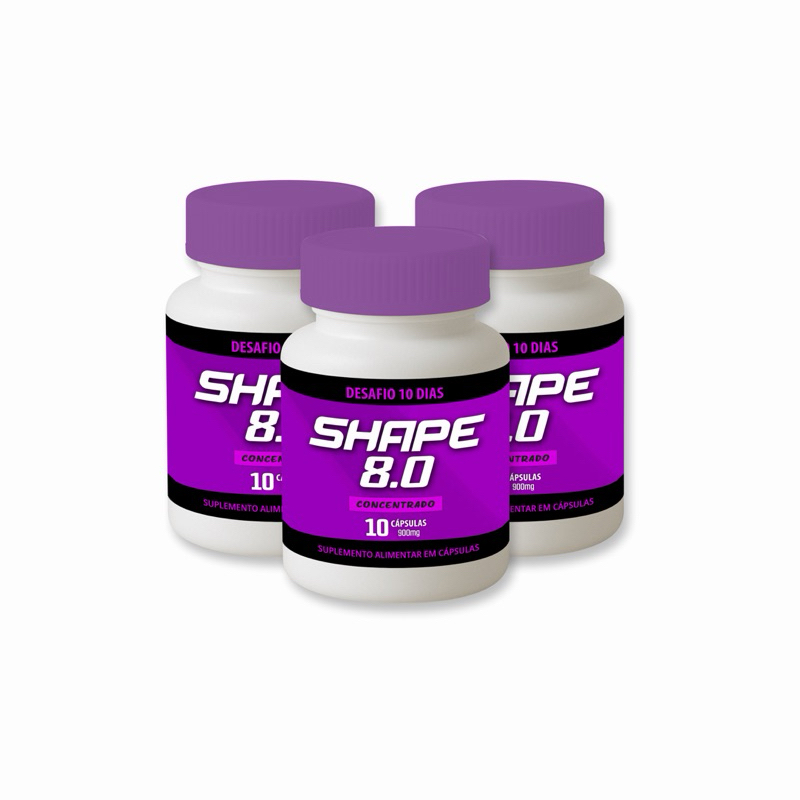 Kit 3 Secador Forte Envio Imediato Shape 8.0 Verão