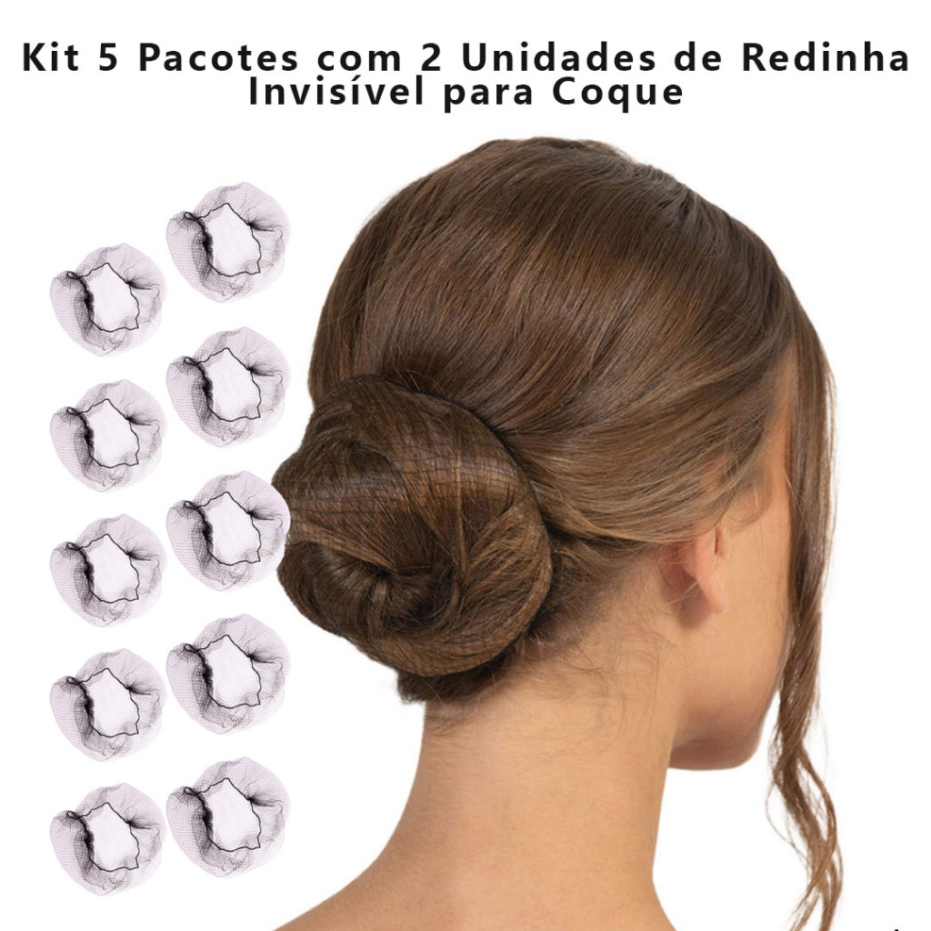 Kit 5 Pack - Redinha Para Coque Invisível C/ 2 Un. cada Pack