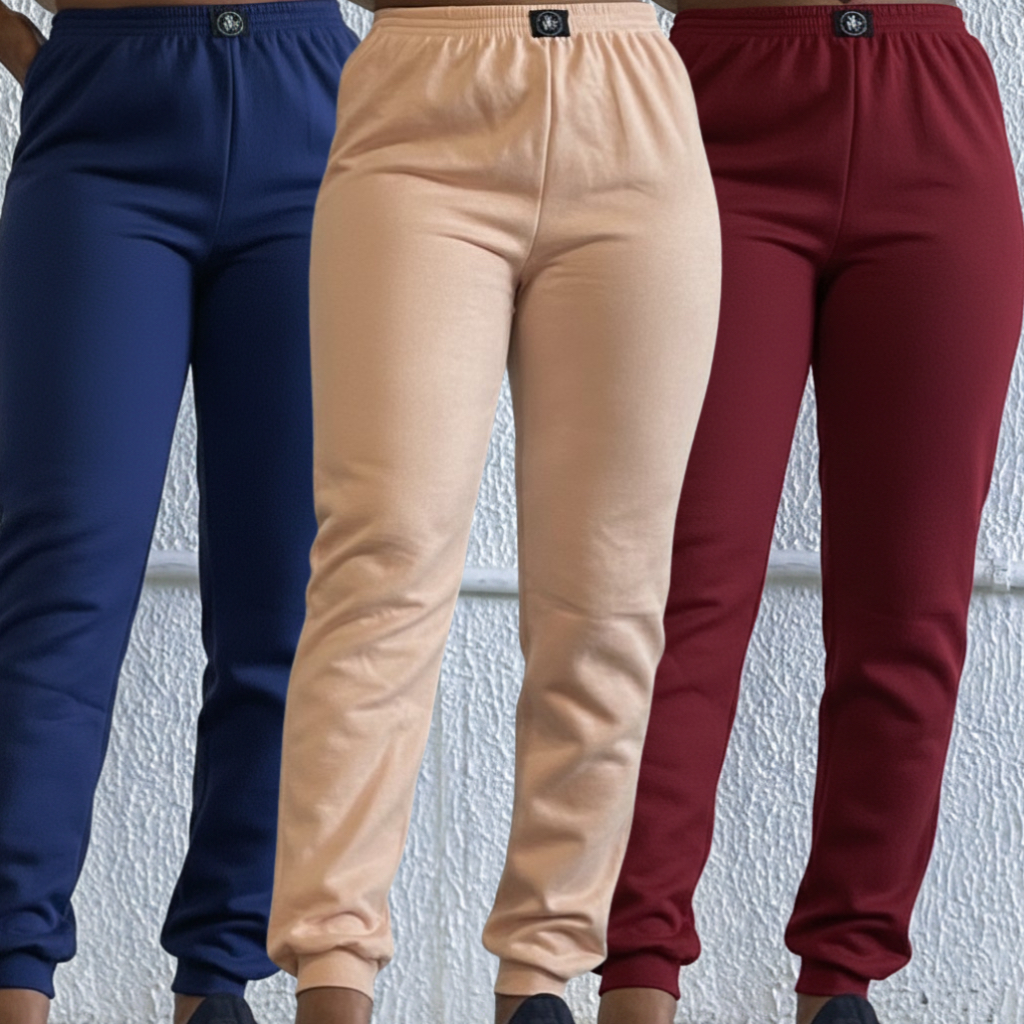 Calça moletom Feminina calça Jogger aveludada confortável quentinha calça feminina moletom calça moletom com punho