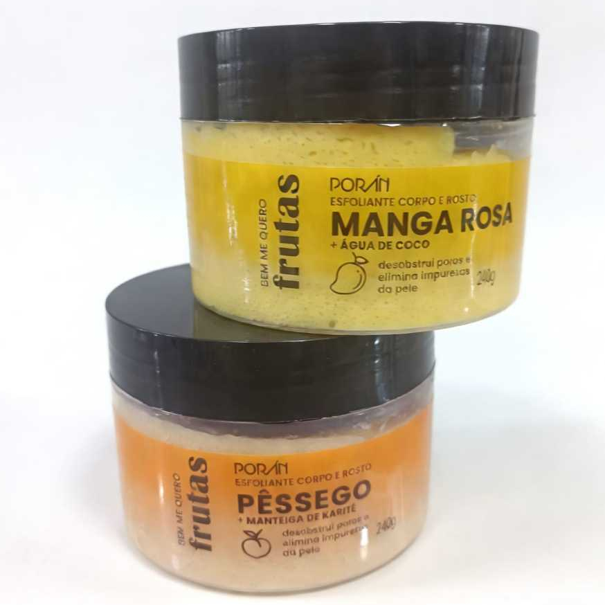 Esfoliante Corpo e Rosto Bem Me Quero 240g - Porán