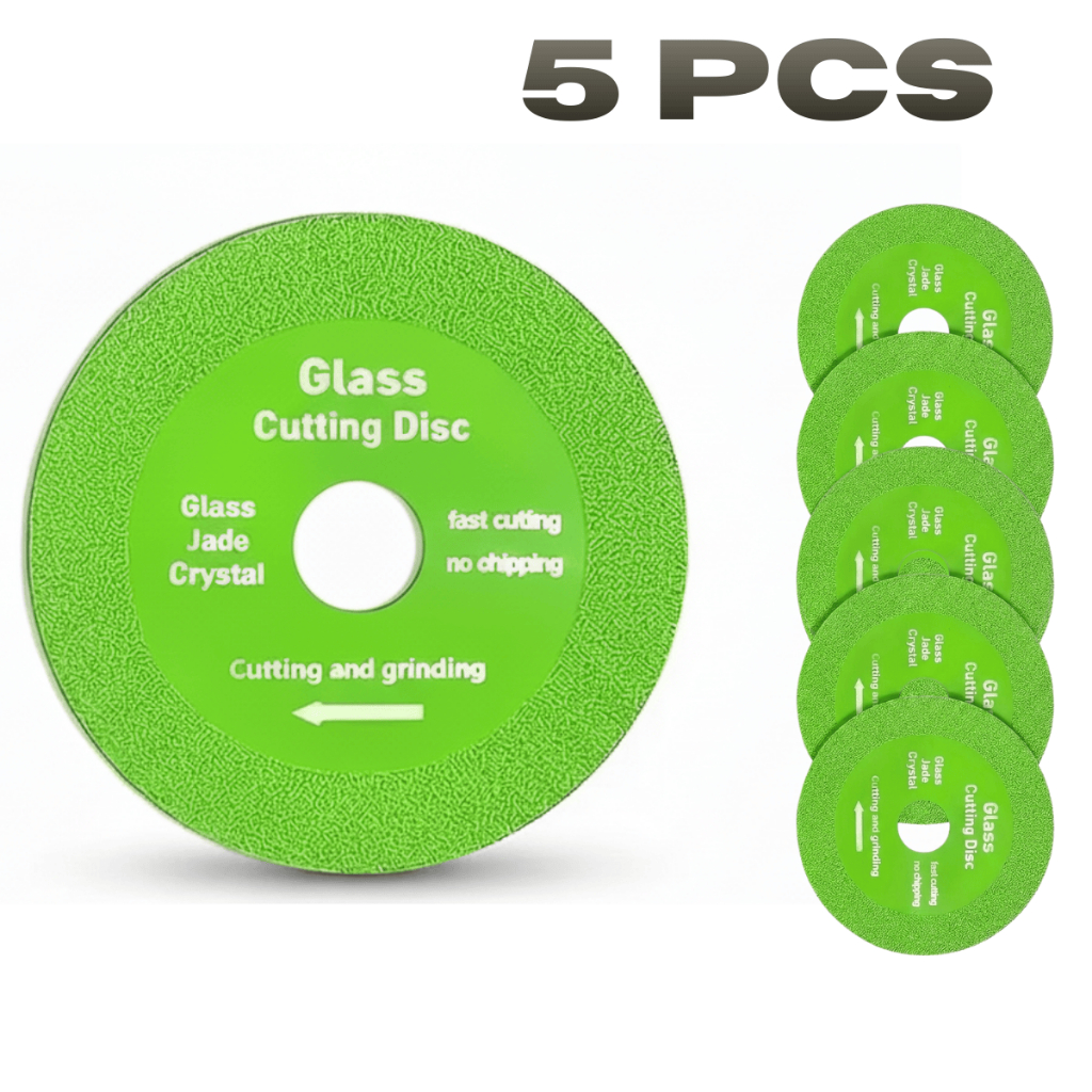 Disco para Corte/lixamento de Vidro Diamantado 100mm Mármore Piso Cerâmica Esmerilhadeira 4 Material