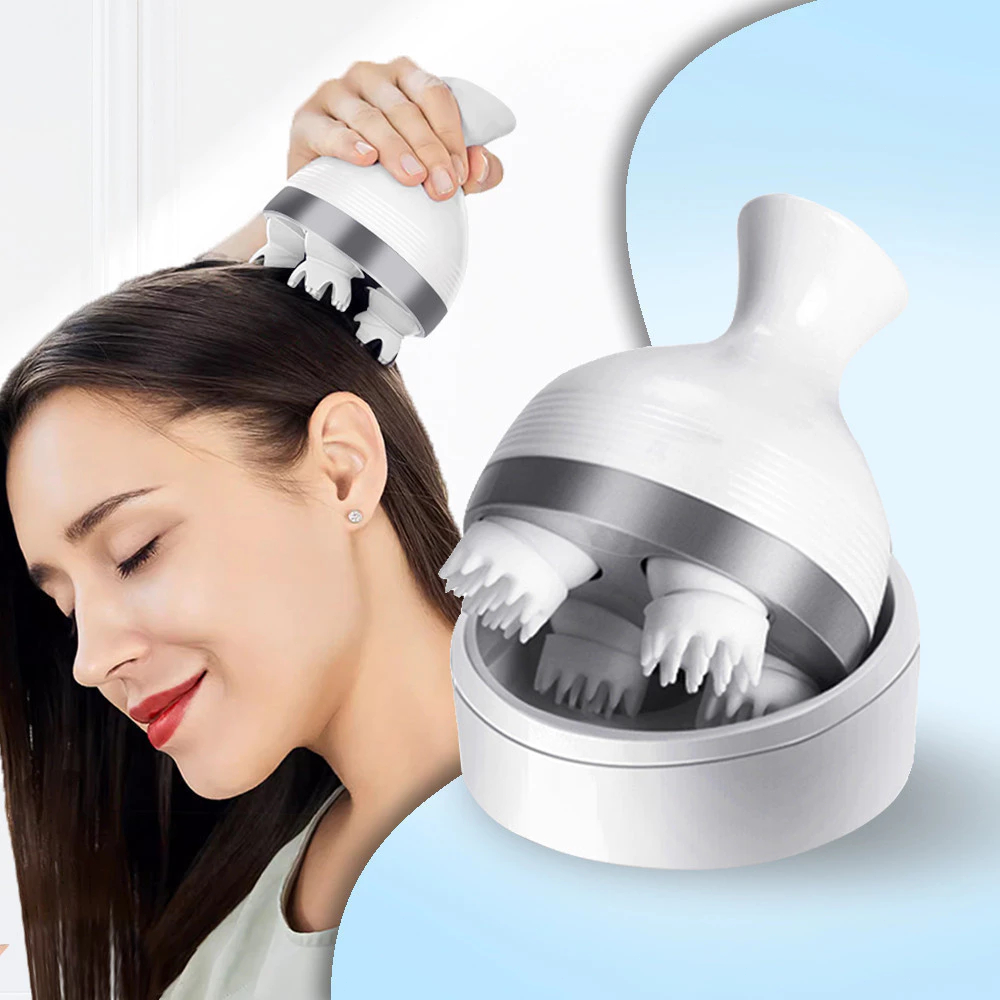 Massageador Elétrico De Corporal Cuidados Com A Saúde Relaxe Cabeça Couro Cabeludo Massagem