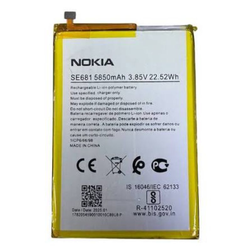 Bateria Celular Nokia C30 TA-1357 TA-1377 TA-1369 TA-1360 TA-1359 Se681