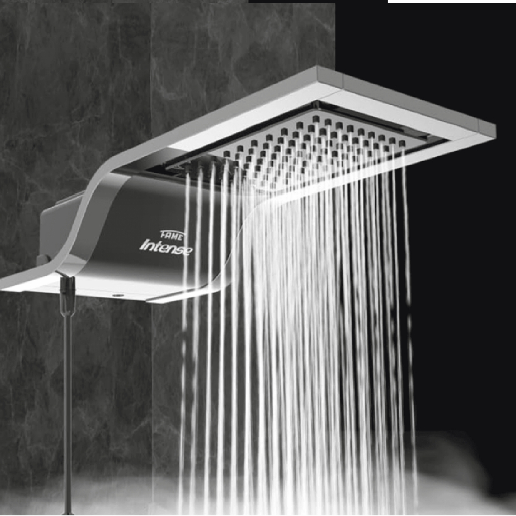 Ducha Chuveiro Eletrônico Intense Fame 220 7800w Preto Black Parede Elétrico