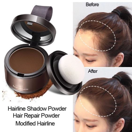 Maquiagem pó Retoque Capilar Fibra Sombra Correção Branco Manchas Cobrir Branco Cabelo Calvice