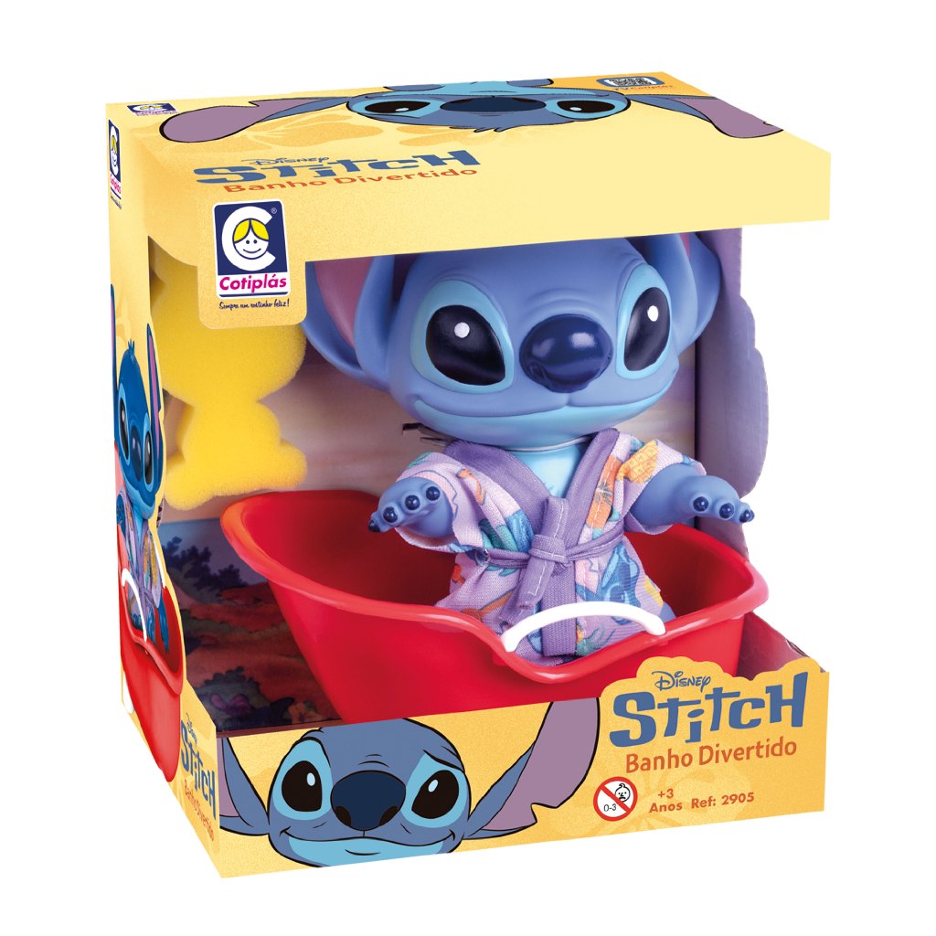 Brinquedo De Banho Lilo E Stitch Stitch Infantil Para Água Cotiplas
