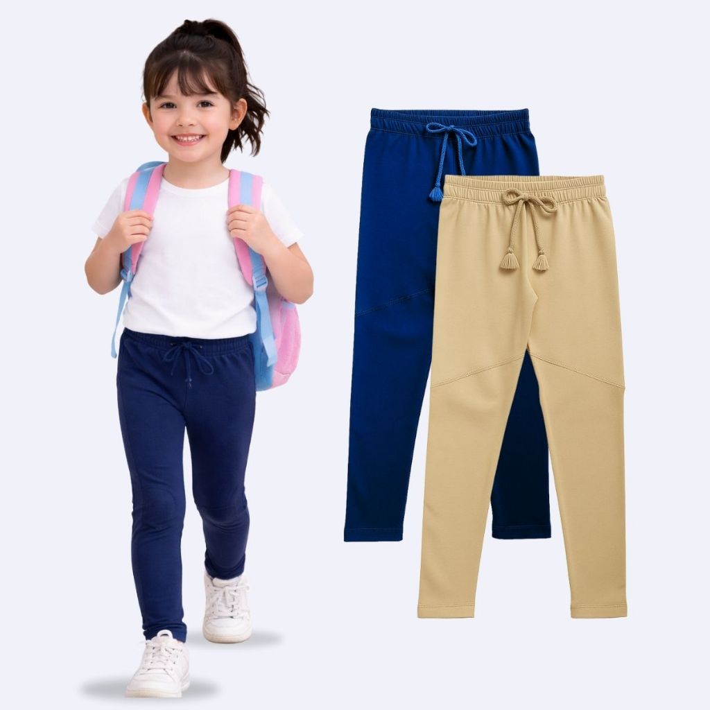 Kit 3 ou 2 Leggings Infantil Menina Feminina Cotton Conforto Estilo Blogueirinha Qualidade Confortável