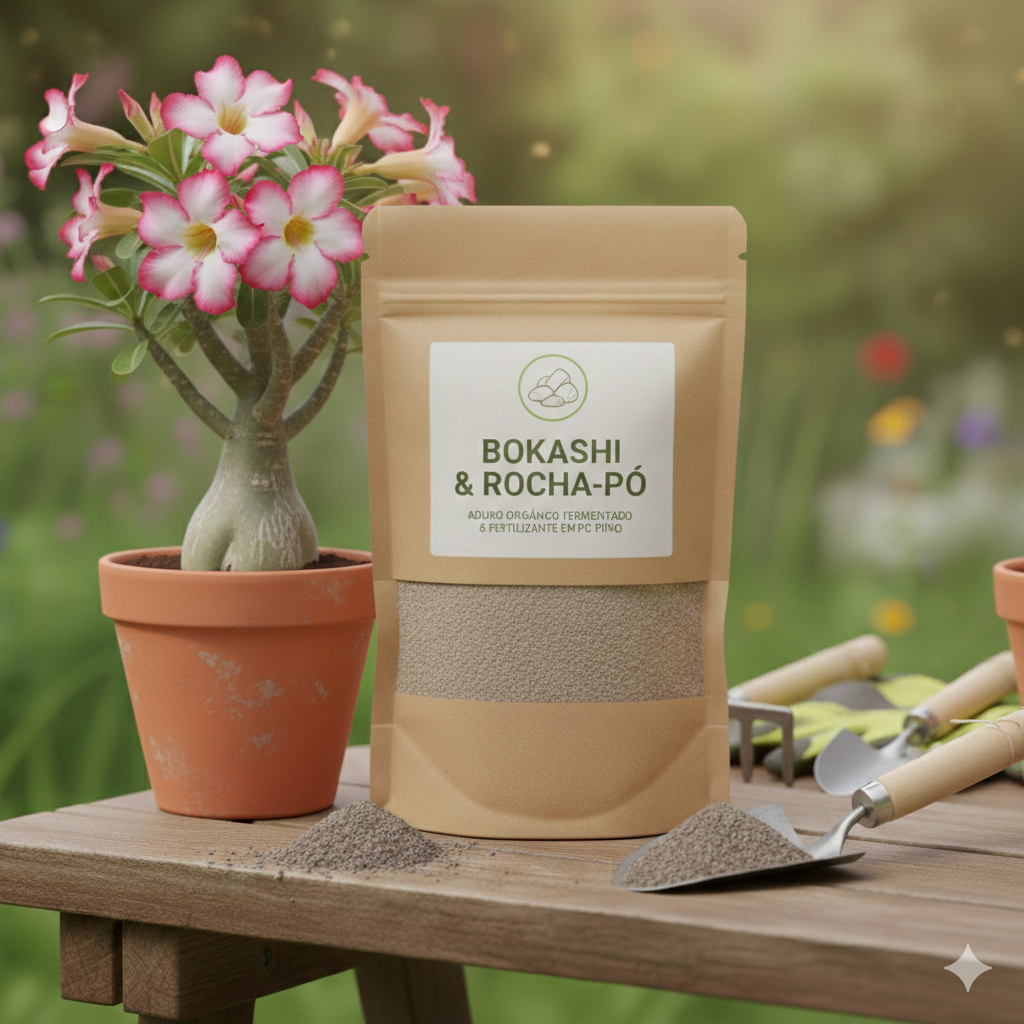 Bokashi - Fertilizante Adubo Orgânico farelado 1 E 3KG, FLORES, FRUTAS, GRAMAS, JARDINS