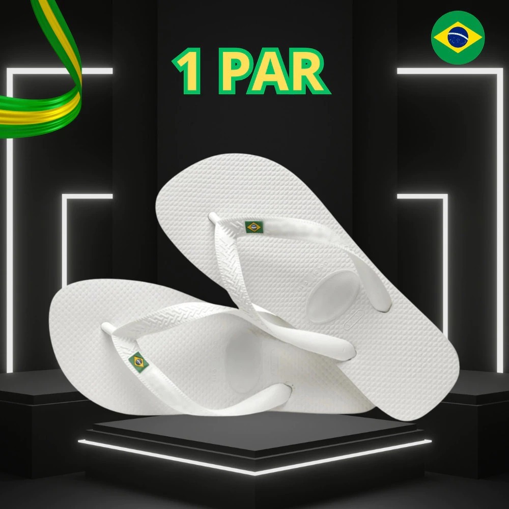 Chinelo Bandeirinha Original Unissex Sandália de Dedo Confortável Verão