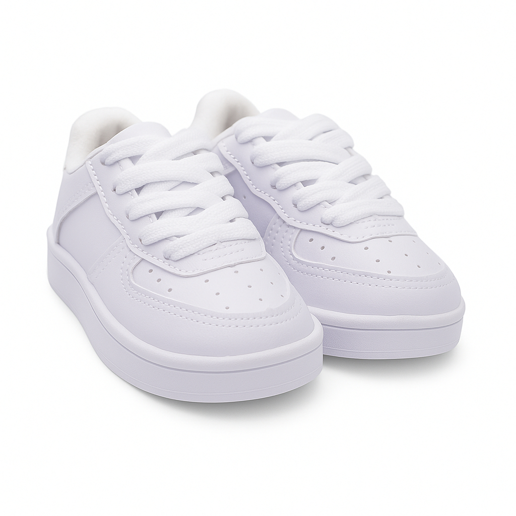 Tênis Infantil Branco Casual Leve Envio Rápido