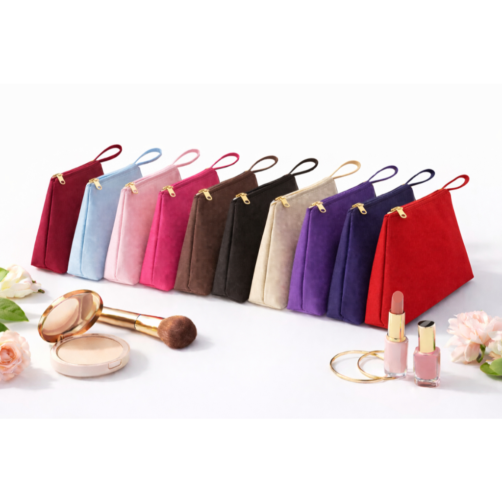 Necessaire Nylon Zíper Reforçado Necessário 11 x 21 x 6 Impermeável
