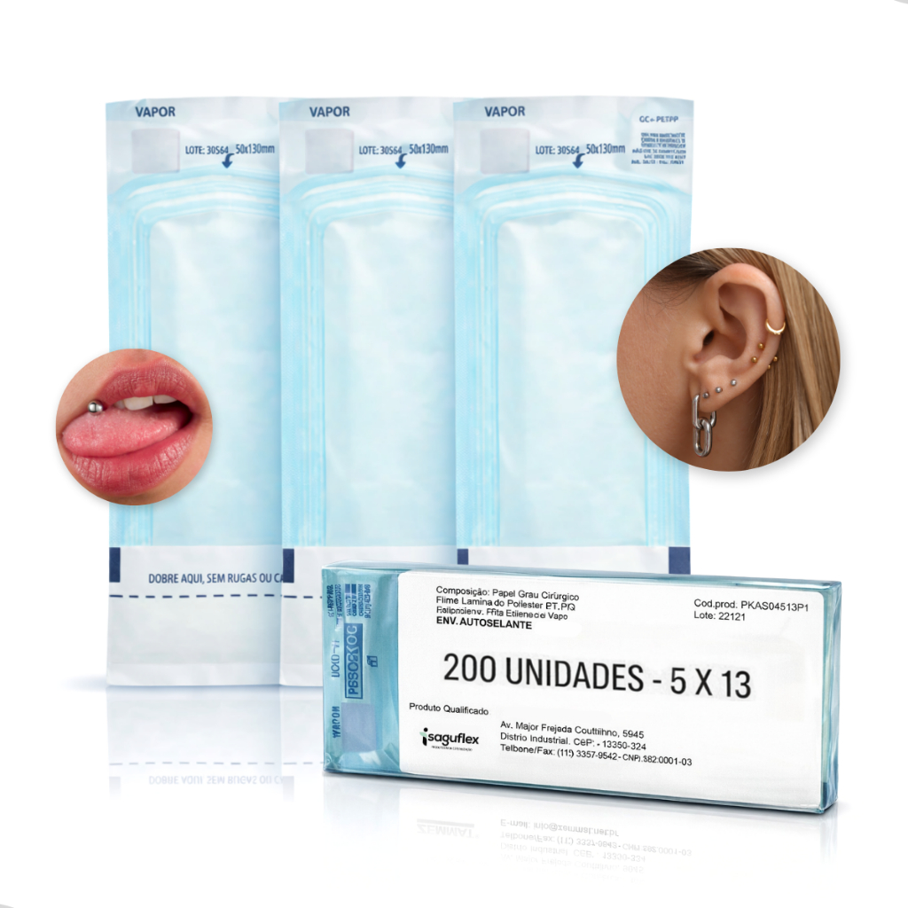 Envelope Auto Selante 5cmx13cm PEQUENO Com 100 ou 200 Unidades -  (NÃO CABE ALICATE) 5x13