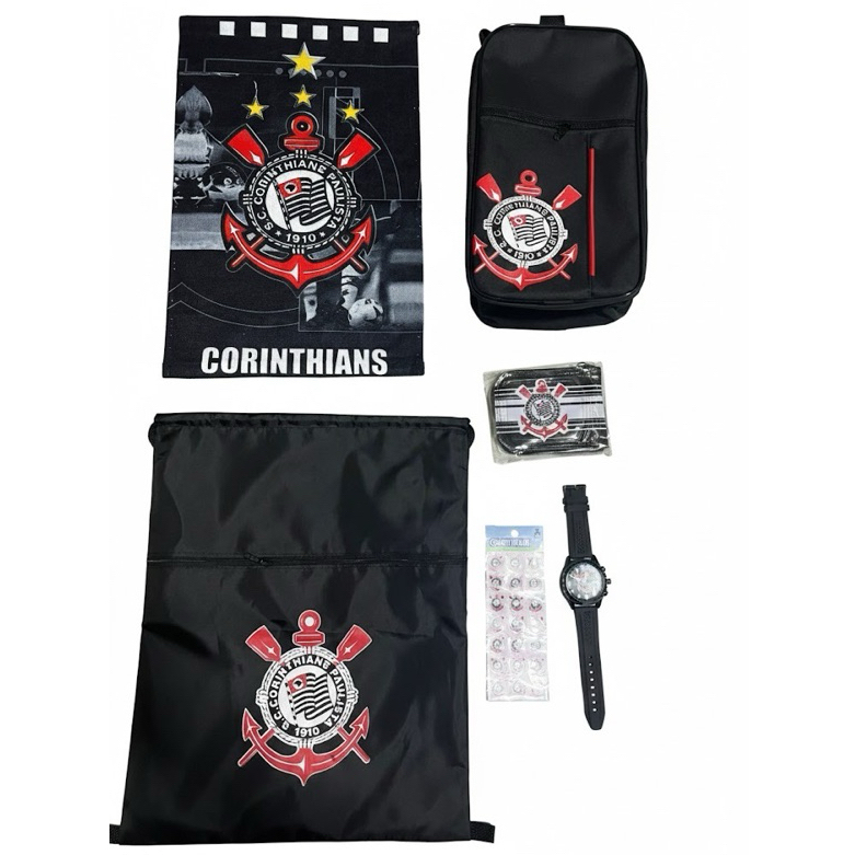 Kit Presente Personalizado do Corinthians - Conjunto Exclusivo para Fiel Torcedor Apaixonado!