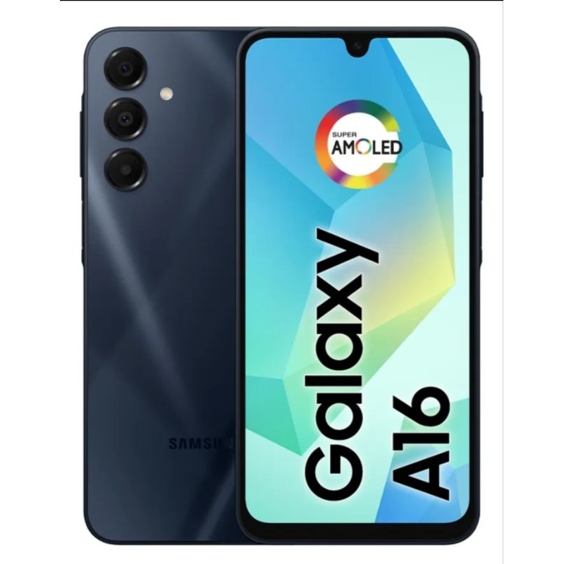 Smartphone Samsung Galaxy A16 128GB, 4GB RAM, Tela 6,7'' FHD+, Câmera Tripla até 50MP + 13MP