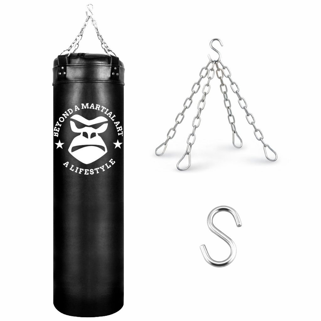 Saco De Pancada 120Cm Gorilla Profissional Reforçado Preço Direto De Fábrica Treino Chutes Socos