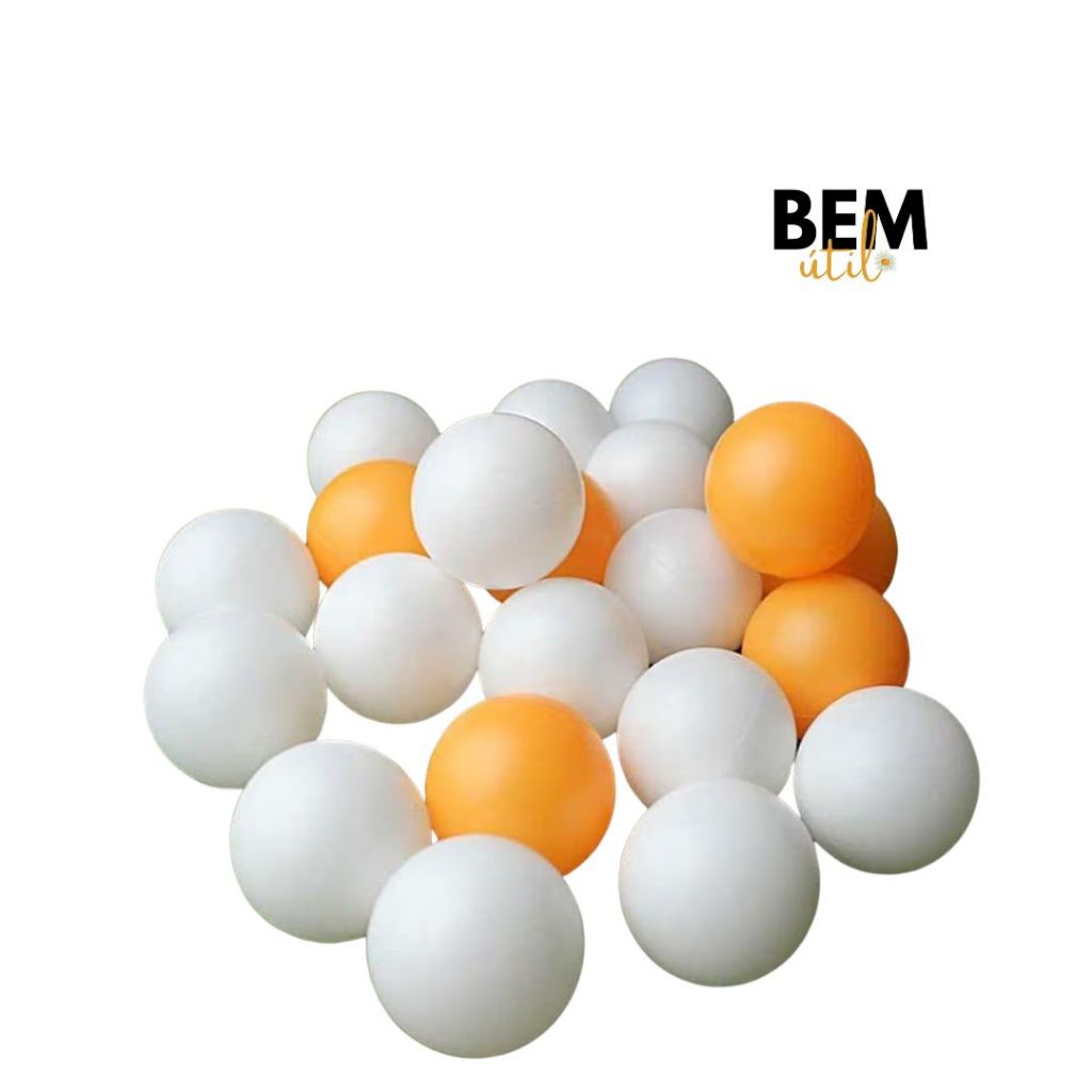 Kit 6/12 Bolinhas de Ping Pong Tênis de Mesa
