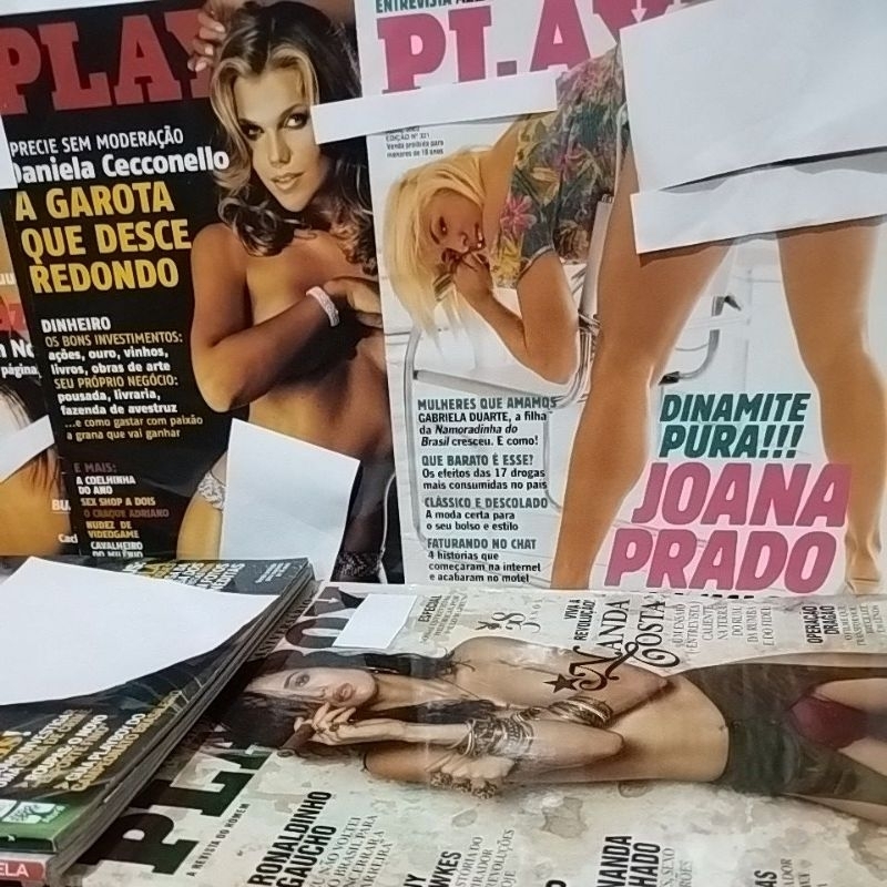 Revista Playboy As melhores aqui Especiais a Sua Escolha+18.