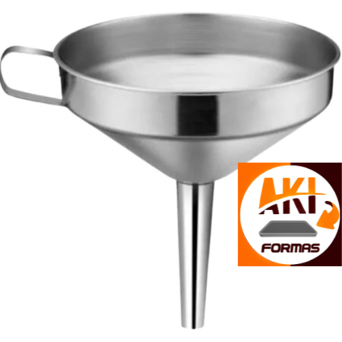 FUNIL EM INOX - 10 CM PRODUTO COM NOTA FISCAL (( ENVELOPE ))