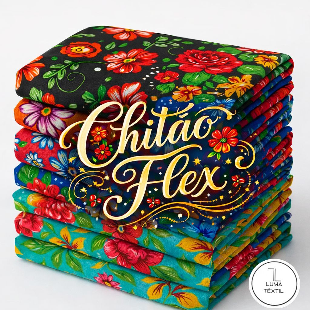 2 Metros de Tecido chitão Flex "Chita"  2m x 1,50 de largura  Várias Estampas!!!