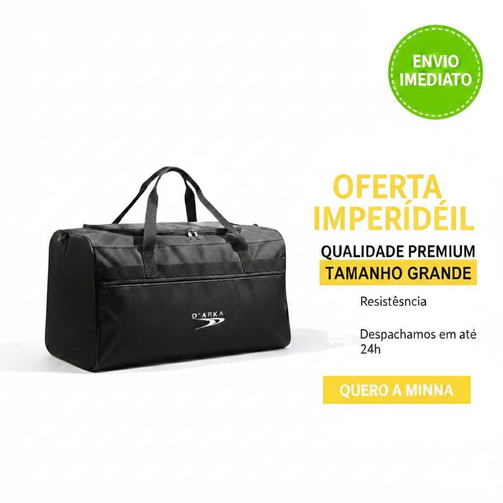 Bolsa De Viagem Gigante Mala Extra Grande GG Resistente Dobrável 90L Reforçada Com Alça Ajustável