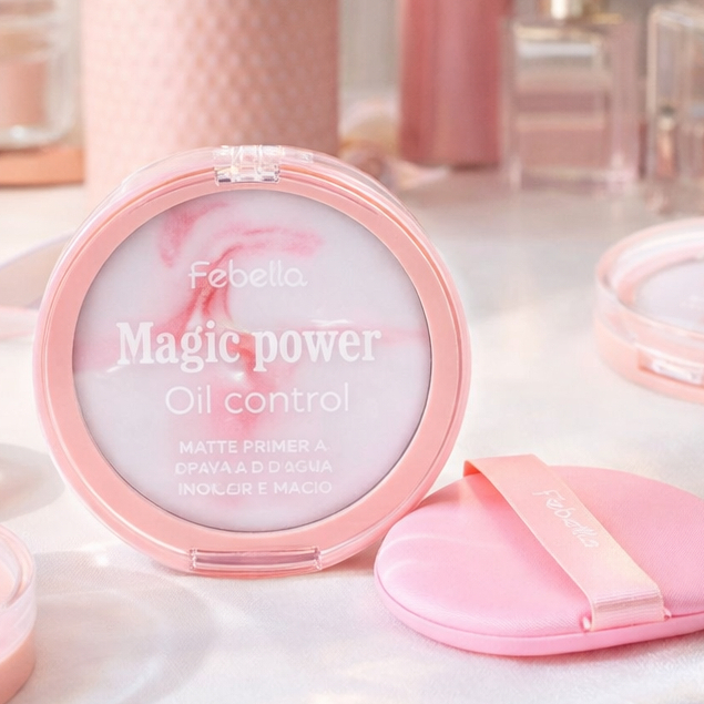 Magic Power Primer Matte Cream to Powder Pele Seladasem Poros a prova d’agua , Livre da Oleosidade