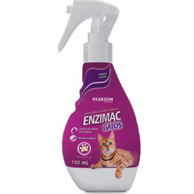 Enzimac Gatos Spray Eliminador de Odores e Manchas 150ml