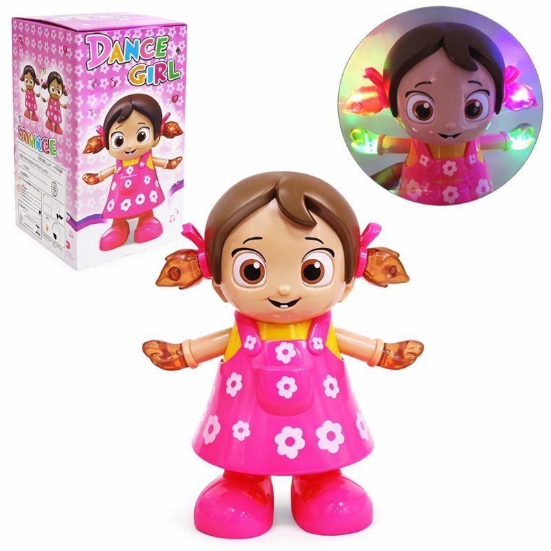 Boneca Fofa Dançante Musical com luz e som Dance Girl Brinquedo Infantil