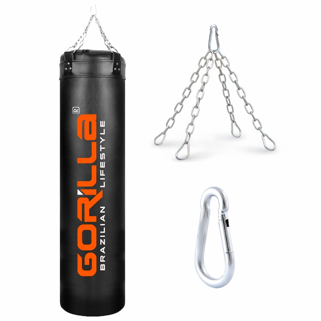 Saco Pancada Grande 160 Cm Profissional Reforçado  Muay Thai Boxe MMA Treino Luta Artes Marciais