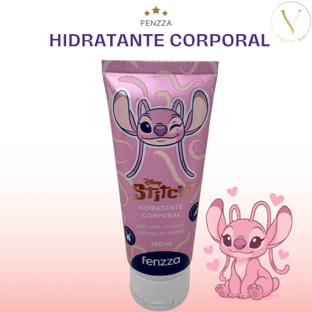 Hidratante Corporal Stitch Fenzza 100ml  Aroma Coco Blueberry