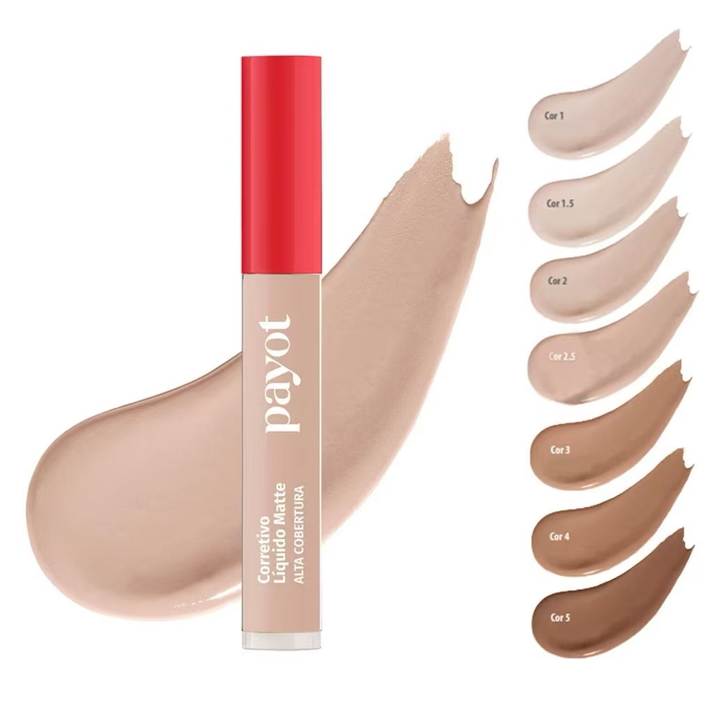 Corretivo Líquido Payot Matte – Alta Cobertura, Longa Duração e Acabamento Natural