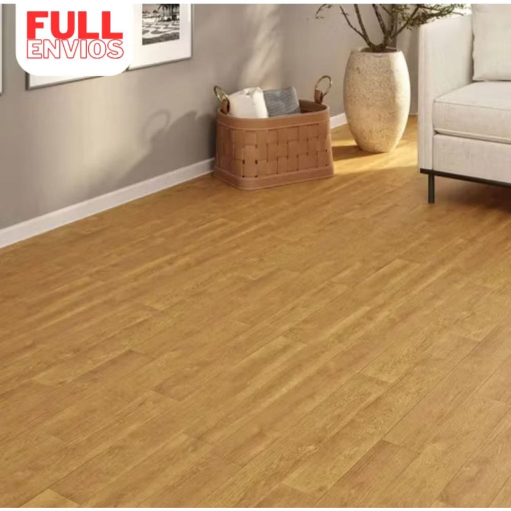 Kit até 200 Pisos Revestimento de Madeira Laminada em MDF Premium 45x11cm - Envio Full