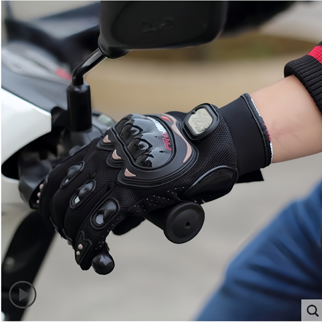 Luvas de Ciclismo com Airbag | Touchscreen | Antichoque e Respirável