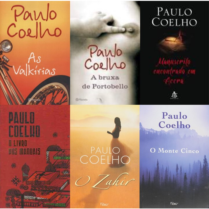 Coleção Paulo Coelho - As Valkírias / A Bruxa de Portobello / O Monte Cinco / O Alquimista