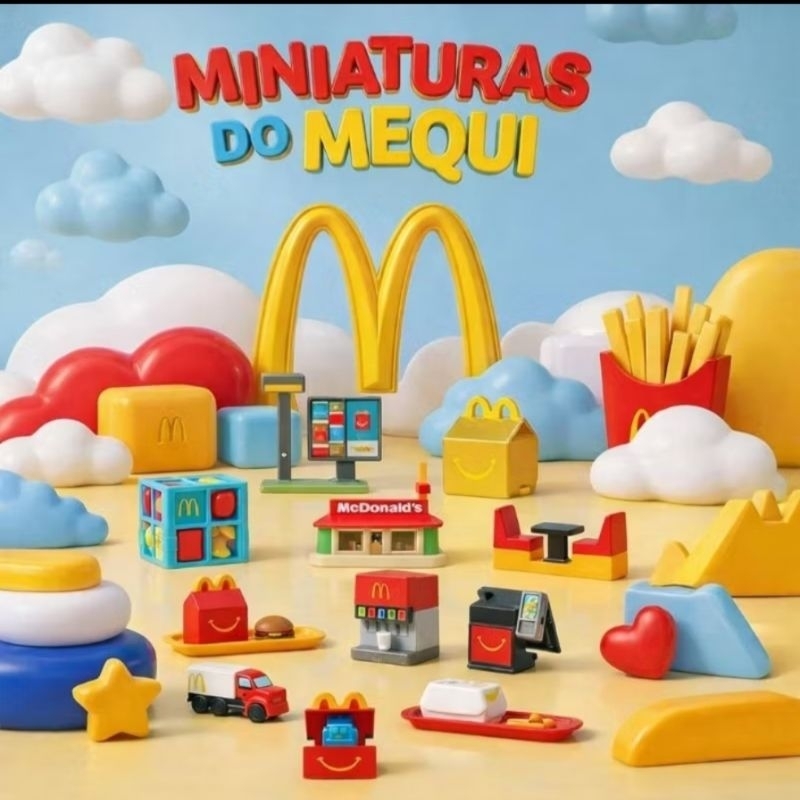Miniaturas MC Donald's Janeiro 2026 (TODOS LACRADOS)