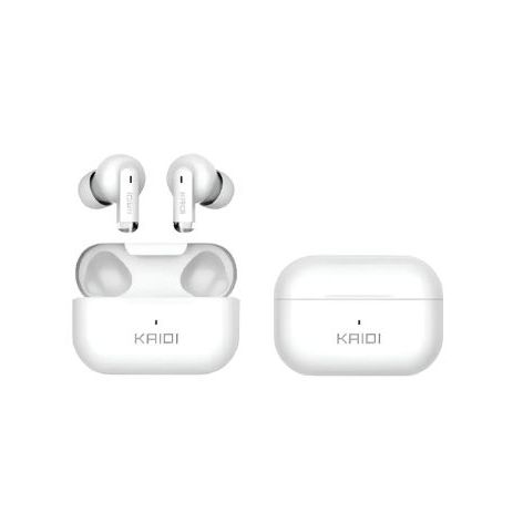 Fone De Ouvido In-ear Sem Fio Kaidi Kd-780 Tws Cor Preto e branco