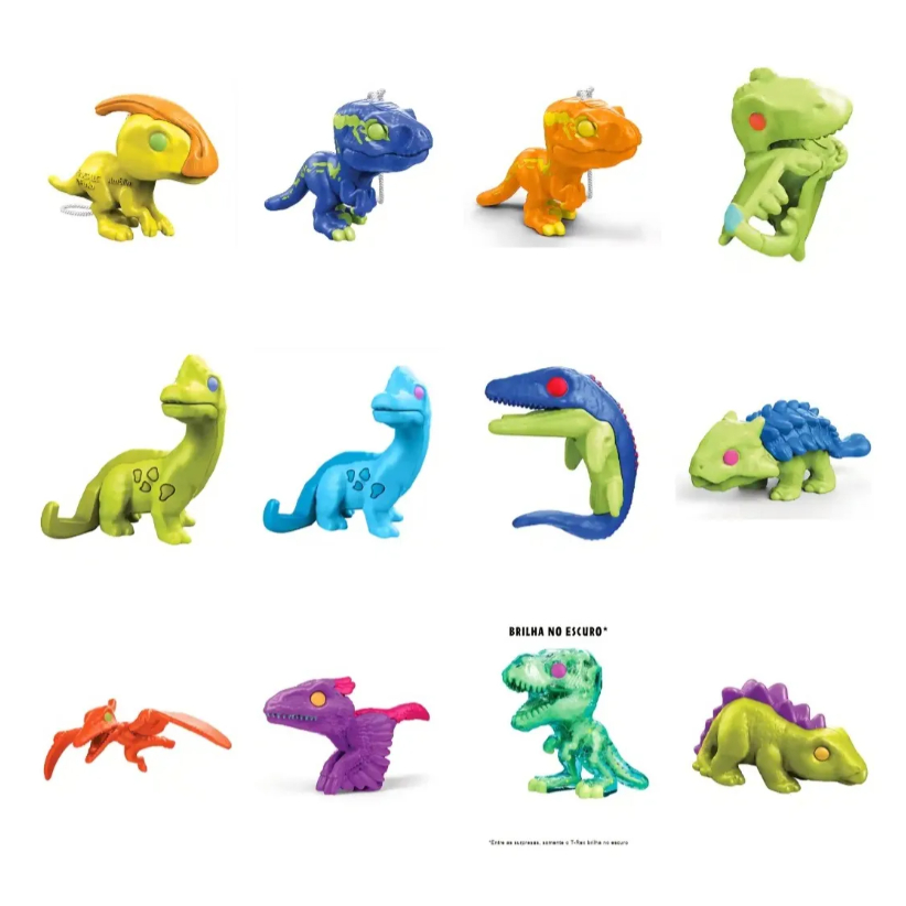 Brinquedo Colecionável Kinder Ovo Joy Jurassic World - Dinossauros 2025