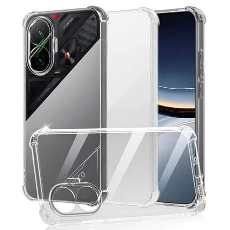 Kit Capa Anti-Impacto Transparente + Película Vidro 3D P/POCO F7