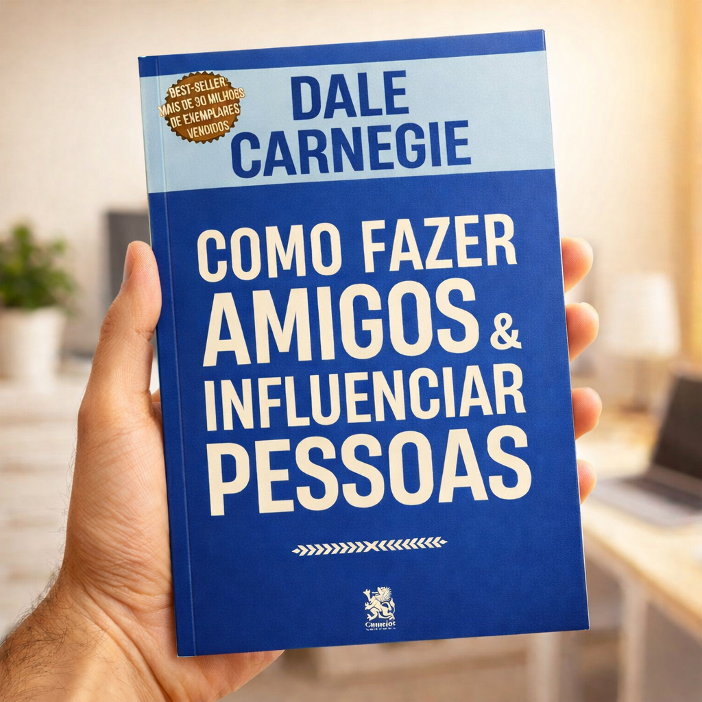 Livro Como Fazer Amigos e Influenciar Pessoas Dale Carnegie Autoajuda Desenvolvimento Pessoal Profissional Lançamento