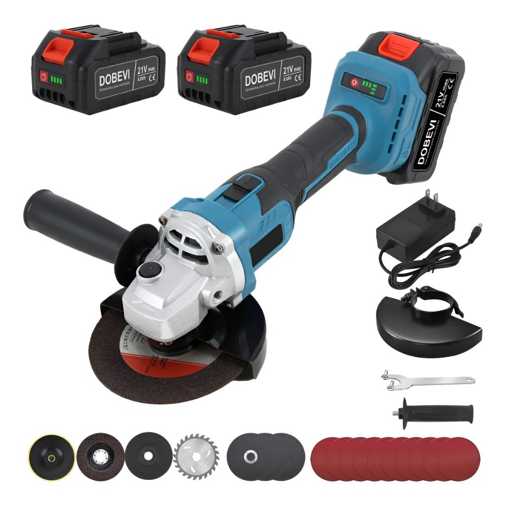 850W Esmerilhadeira Lixadeira Angular 12000rpm, Dobevi Esmerilhadeira a Bateria
