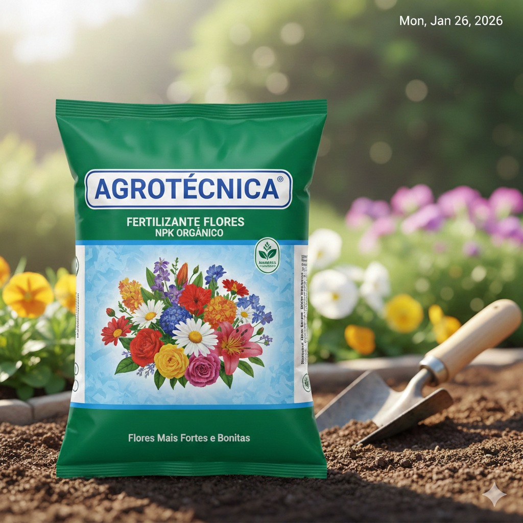 Fertilizante Forte Flores Adubo Npk organico 1/3/6 kg- Hortaliças / Grama / Pomar / Jardim, flores