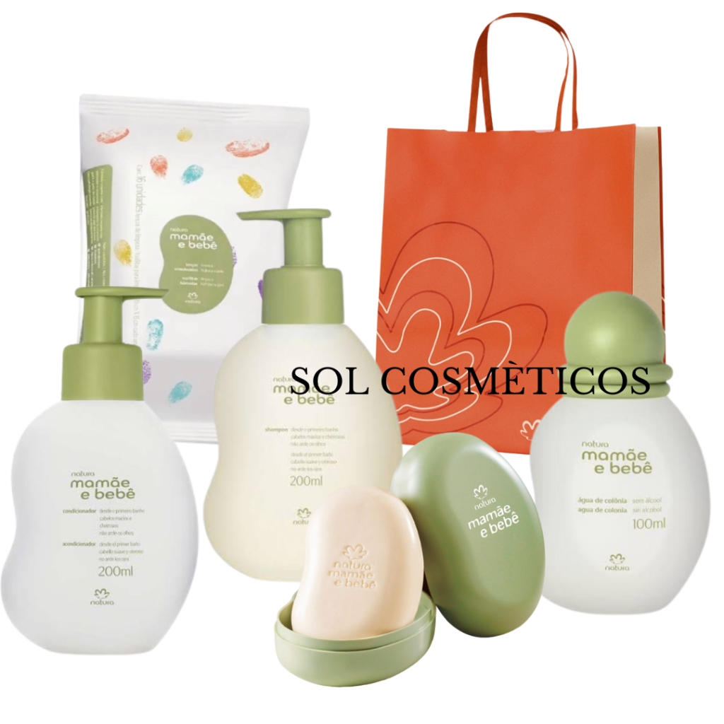 Kit Mamãe e Bebê com sacola