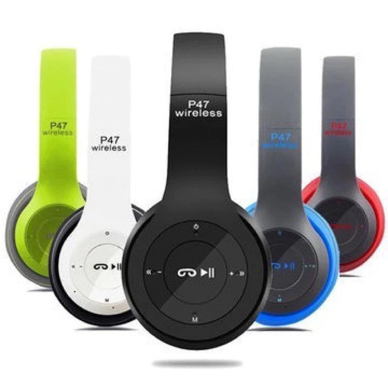 Fone De Ouvido Bluetooth P47 Wireless 5.0 Headphone Micro Sd