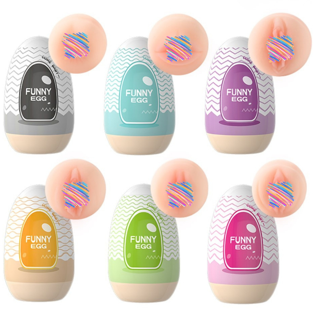 Masturbador Masculino CyberSkin Egg Ovo Discreto Portátil Punheta Excita Estimula Vaginal Anal Boca